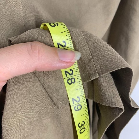 Eileen Fisher Linen Blend Pull On Tapered Pants Size 18 - Picture 10 of 13